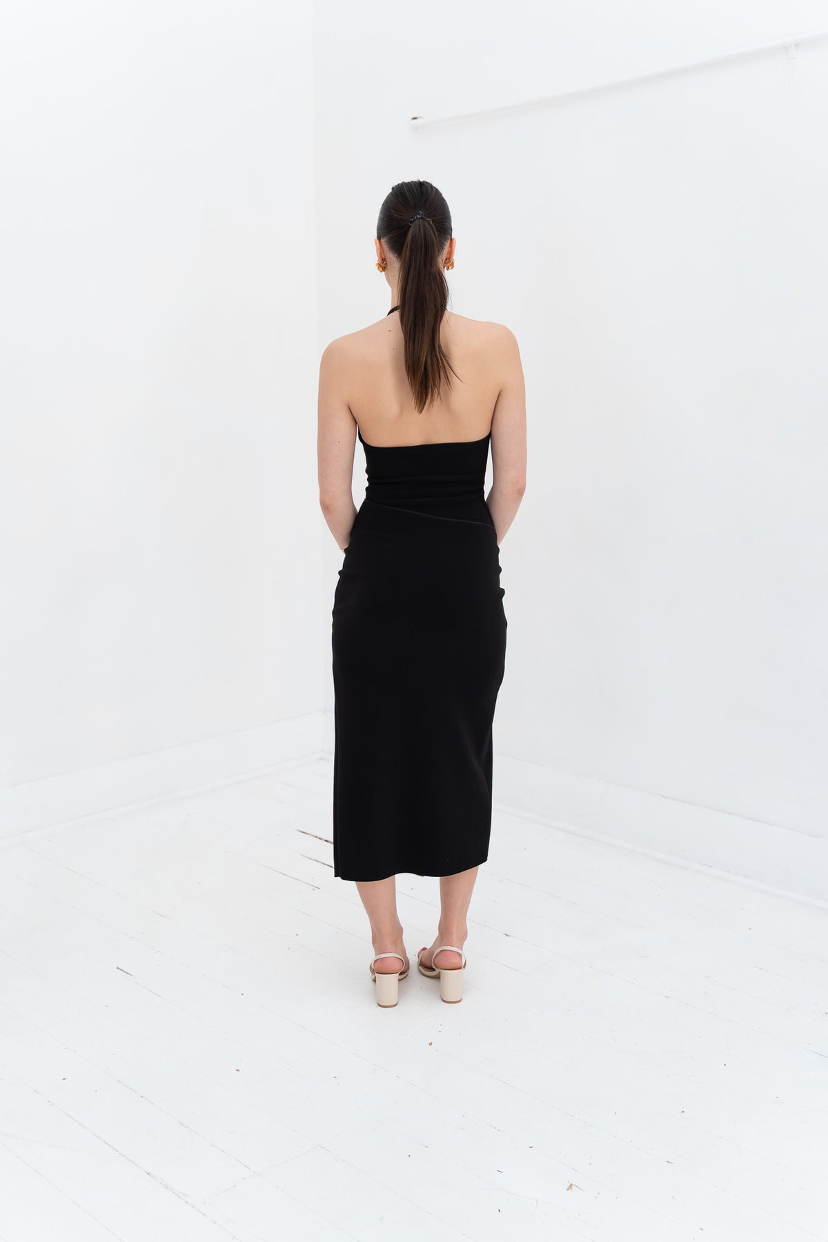 The Odeya Halter Dress