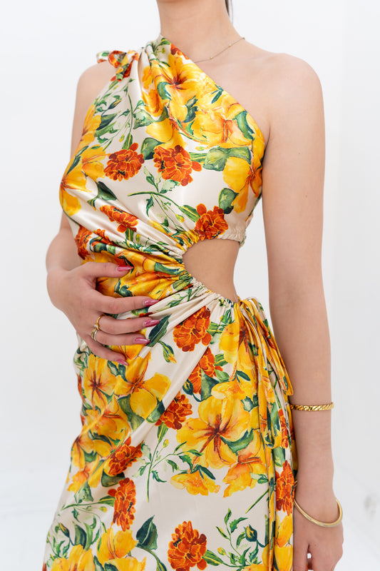 Nour Yarden Floral Maxi Dress