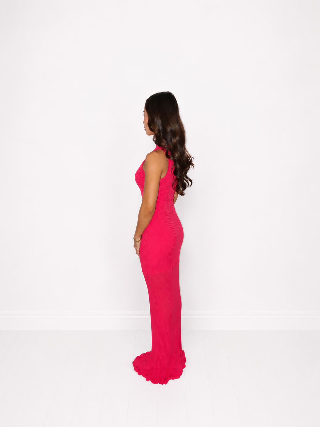 Manhattan Maxi Dress - Rose Red