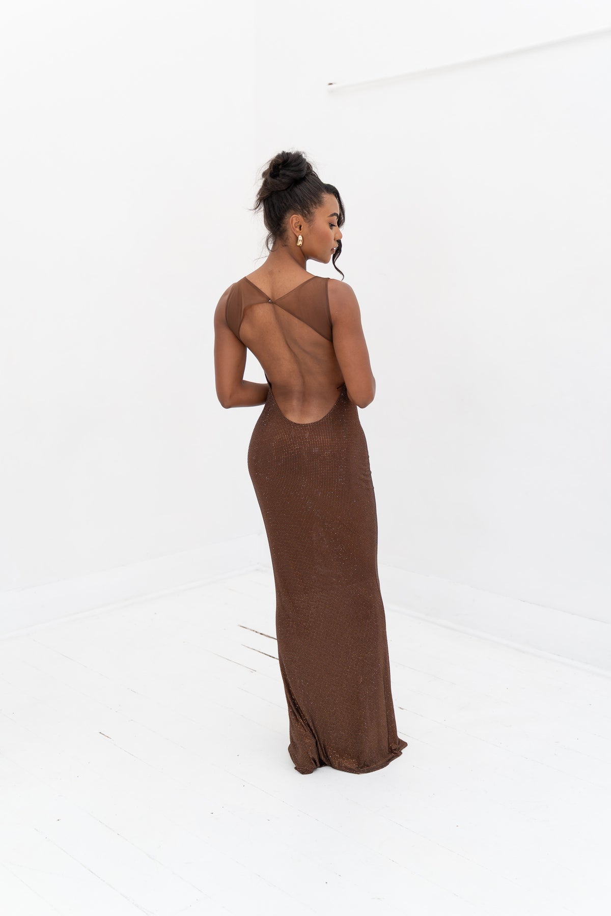 Jasmyn Mocha Maxi Dress
