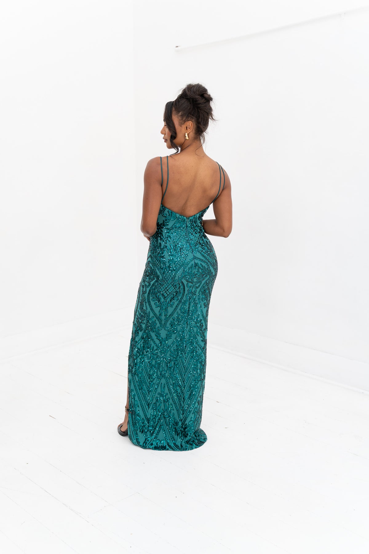 Emerald Allure Gown