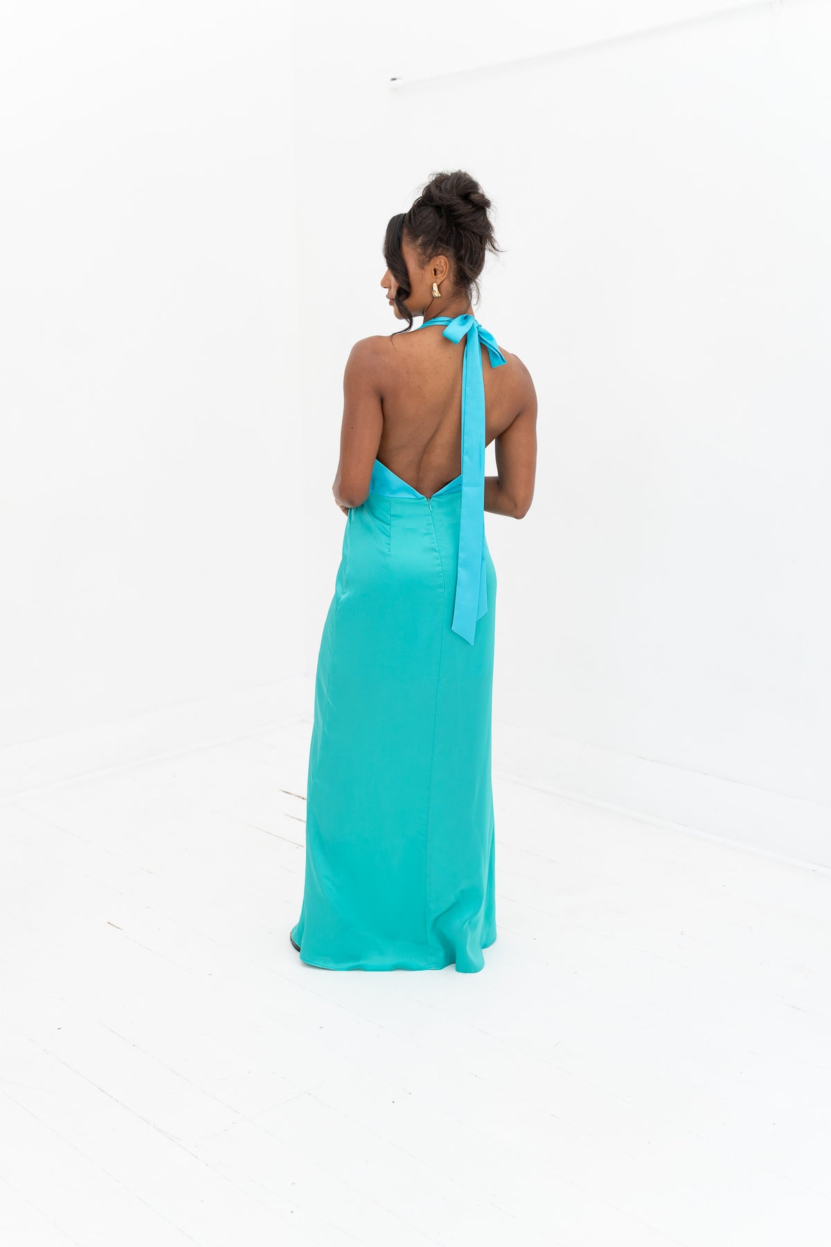 Oahu Dress Blue Maxi