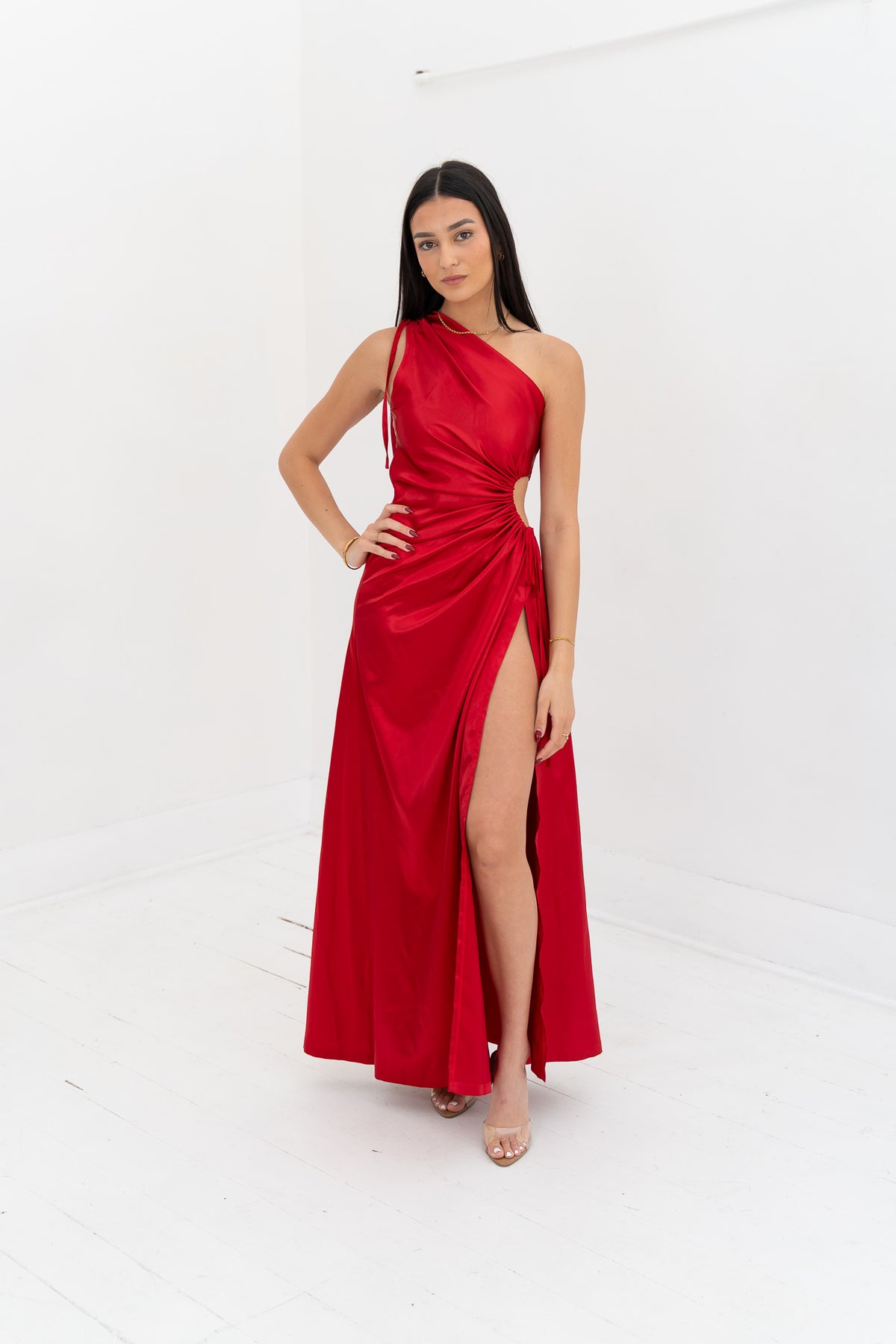 Red Nour Maxi Dress