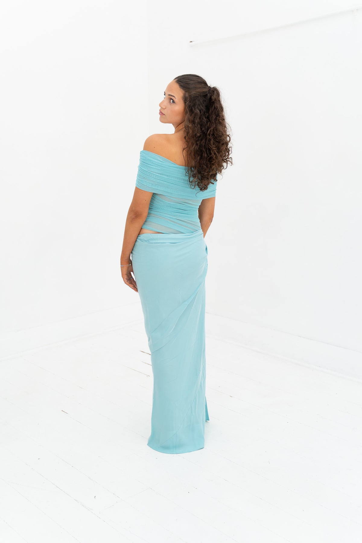 Nico Maxi Dress- Aqua