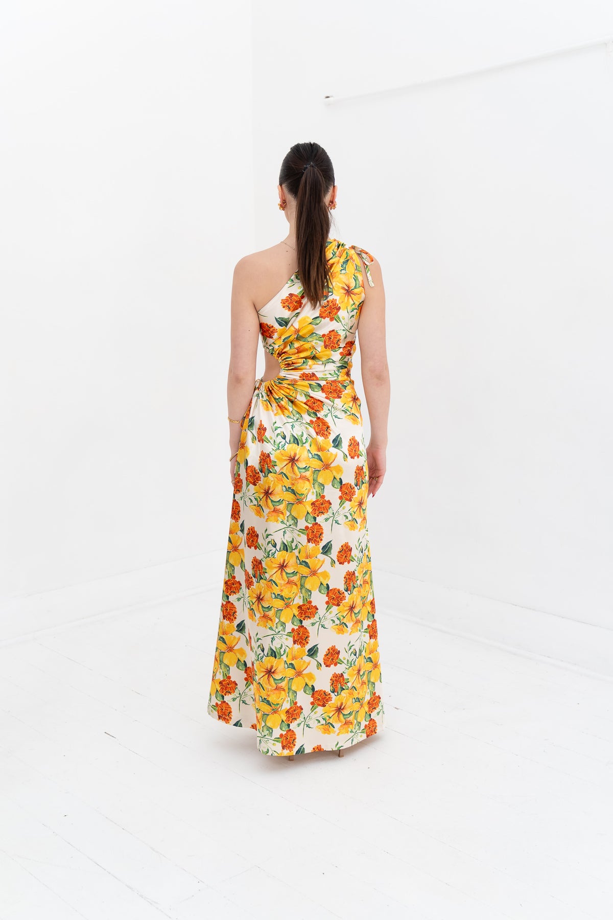 Nour Yarden Floral Maxi Dress