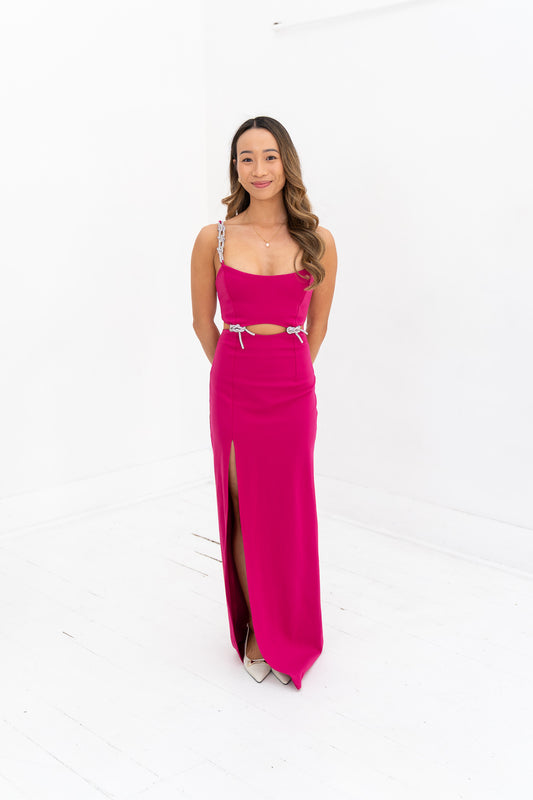 Izar Dress - Magenta