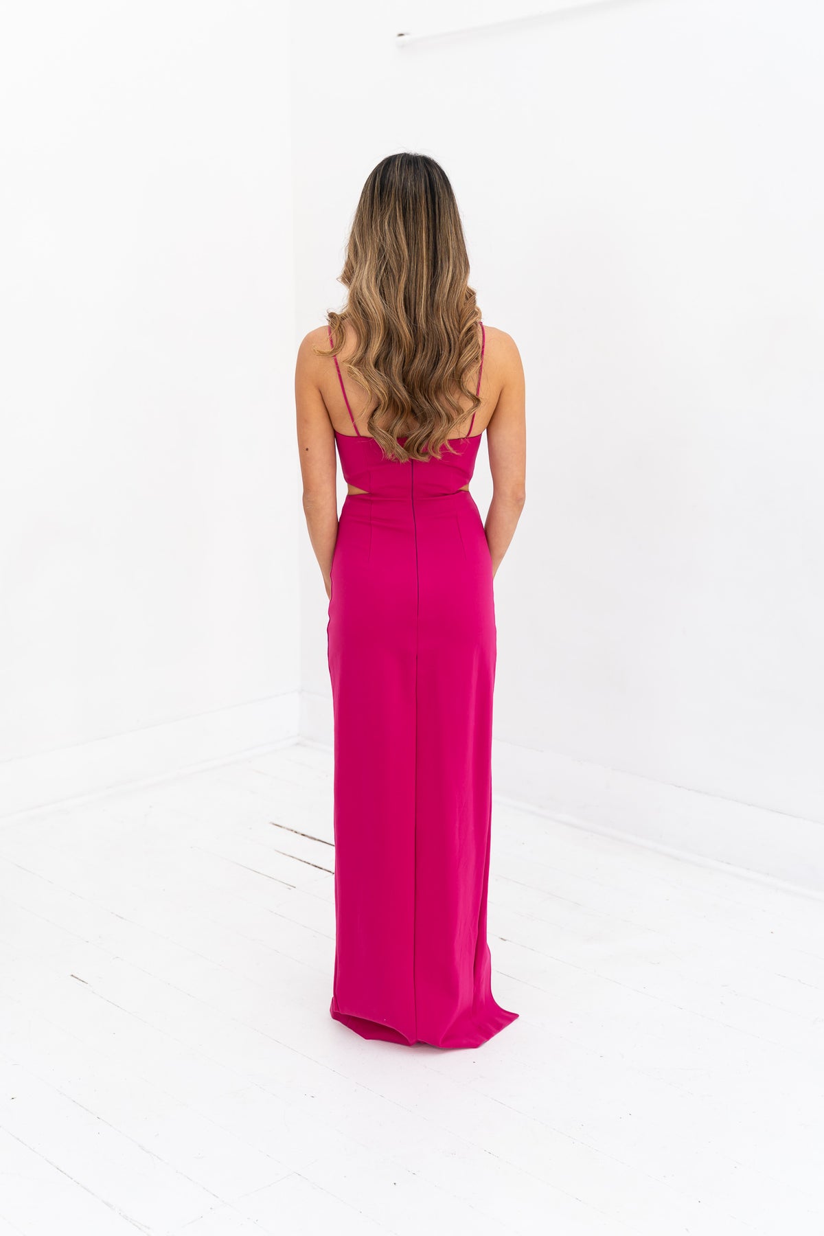 Izar Dress - Magenta
