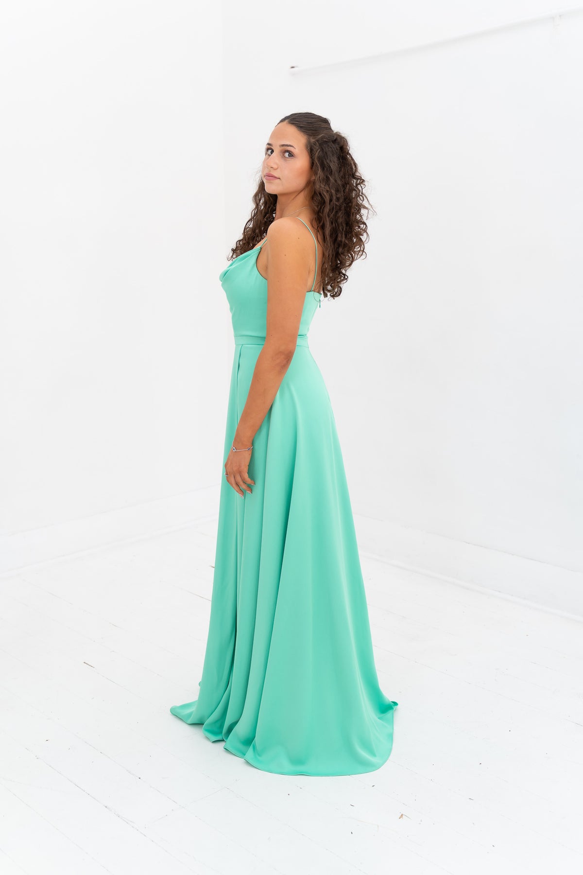 Everleigh Cowl Wrap Gown
