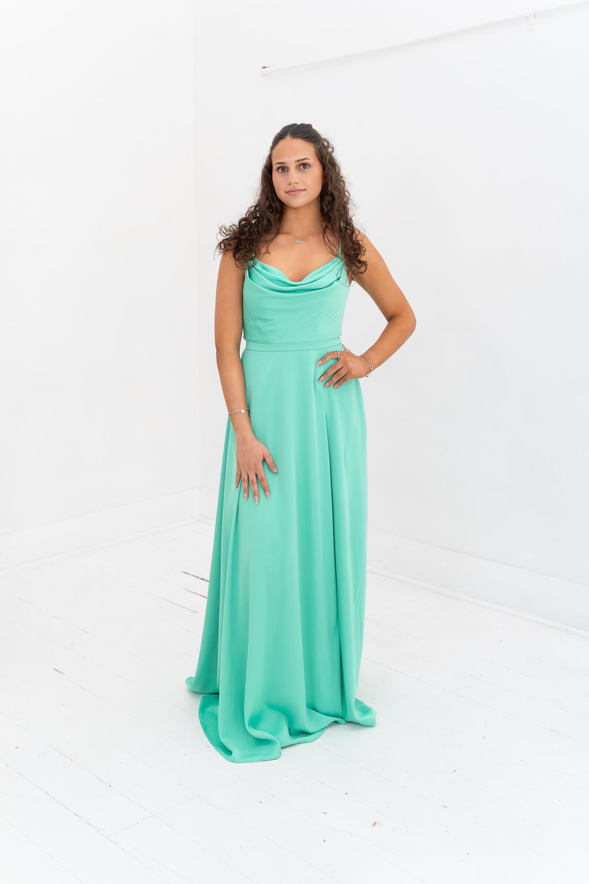 Everleigh Cowl Wrap Gown