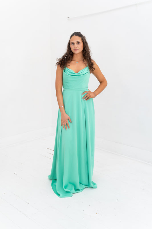Everleigh Cowl Wrap Gown