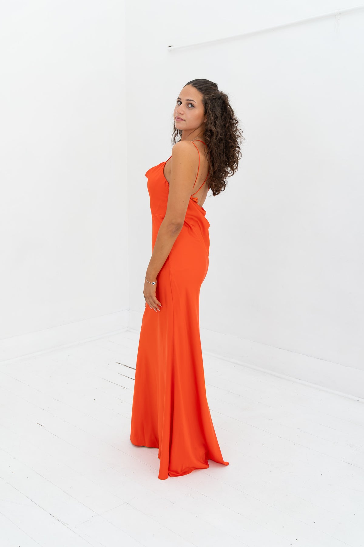 Lover Draped Cowl Gown