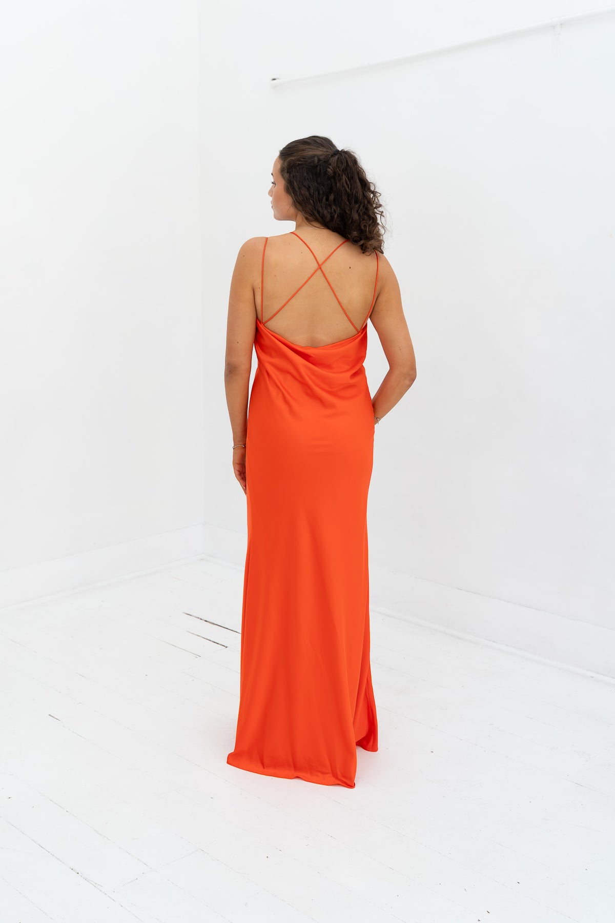 Lover Draped Cowl Gown