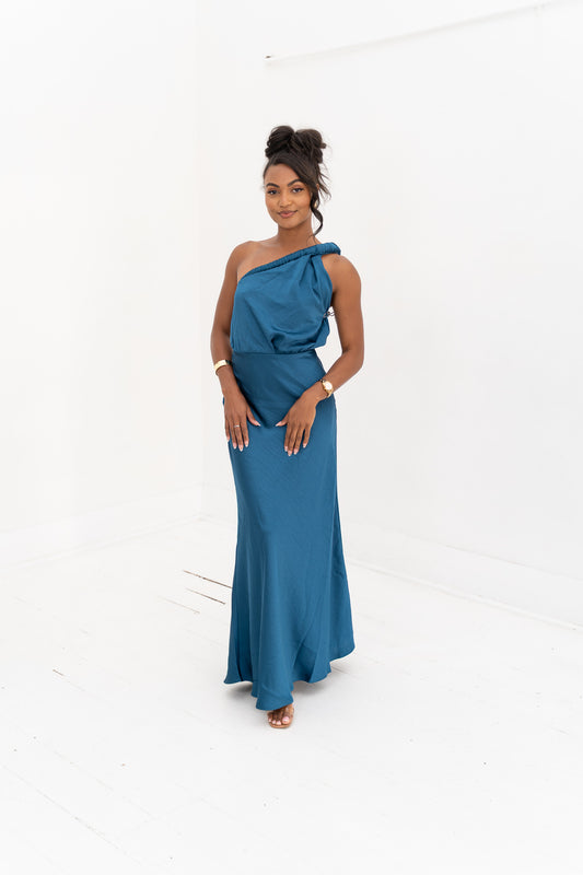 Naomi Maxi Dress- Blue